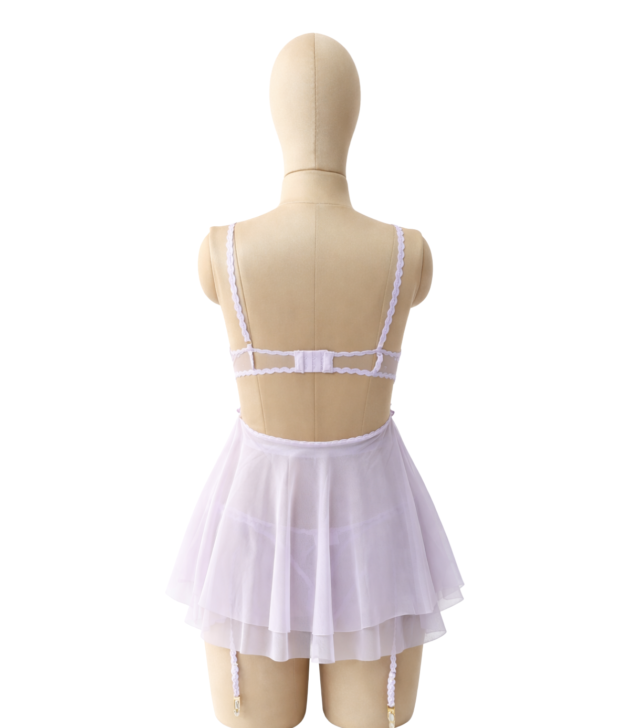 lavender-lace-babydoll-mesh-skirt